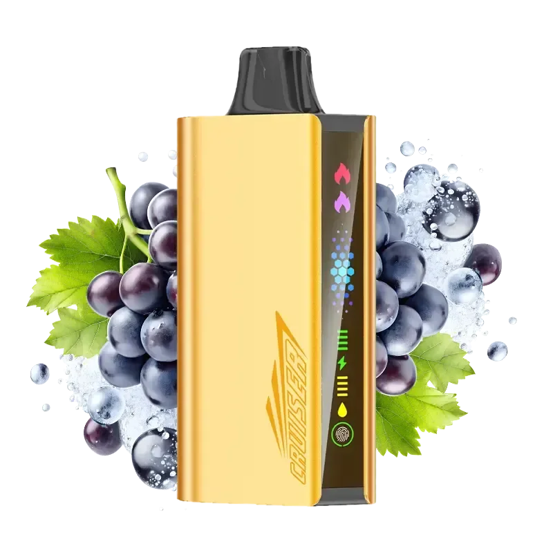 ❄️ Grape Ice ❄️ | Crystal Clear Chill by Alibarbar 12000 Puffs